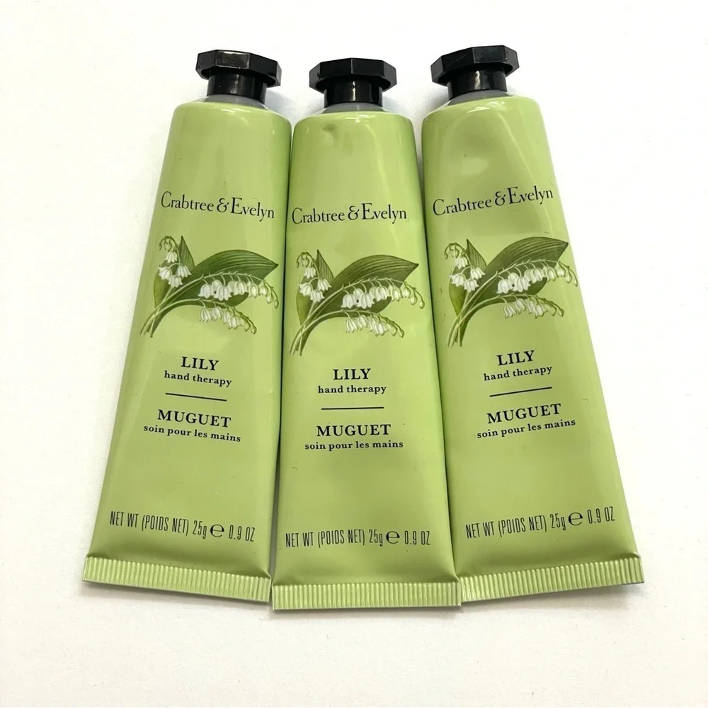 Crabtree & Evelyn Lily Hand Therapy .9 oz Travel Purse Size Lotion